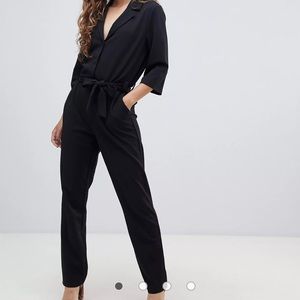 JDY Black Utility Jumpsuit, women’s size medium